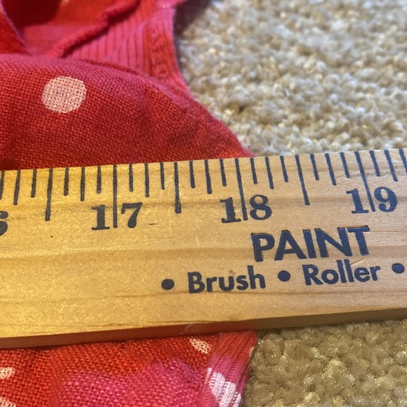 Linen Made in Italy Shift w Pockets Dress Pink & White Size SMALL - Picture 8 of 9